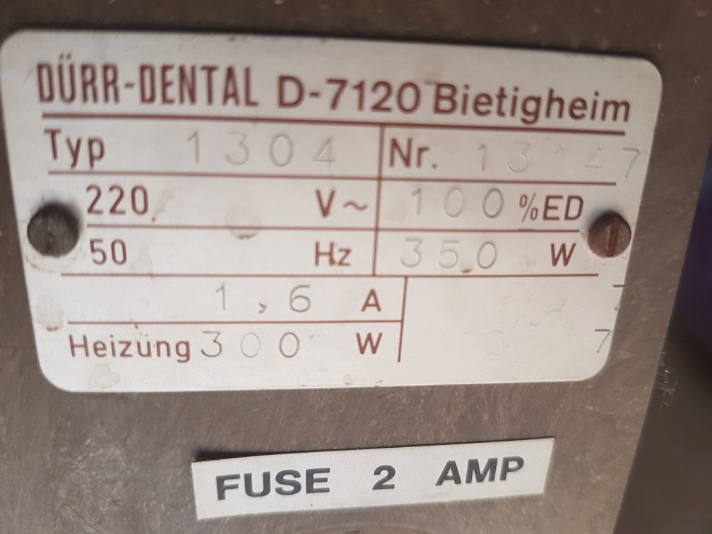 Wywoływarka zdjęć RTG  Durr Dental