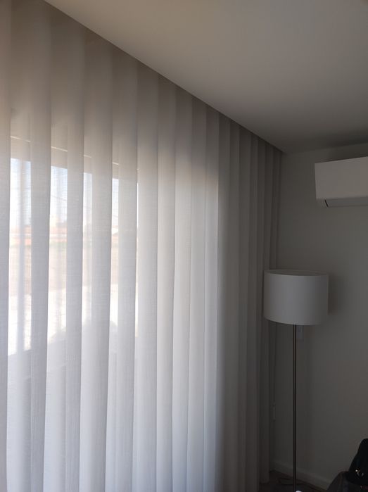 Cortinados de onda perfeita
