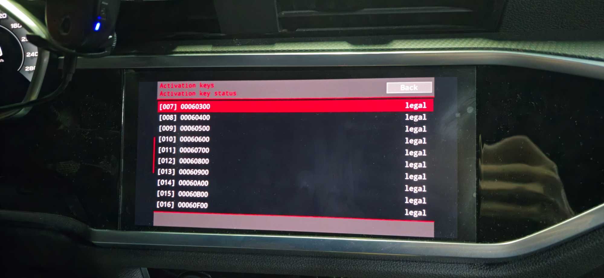 Konwersja MHI3 MPR3 38*** AUDI A3 A4 A5 A6 A7 A8  Q3 A5 Q7 Q8 USA-->EU