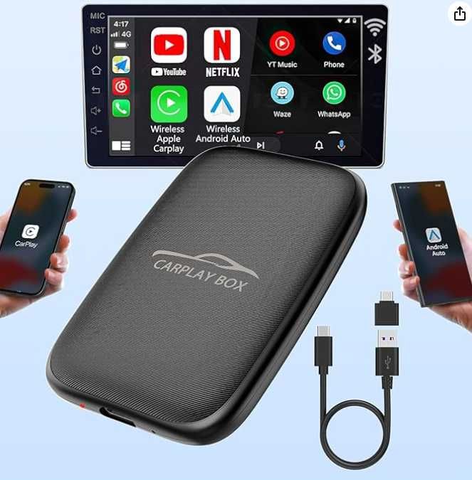 bezprzewodowy adapter CarPlay Android Auto Adapter