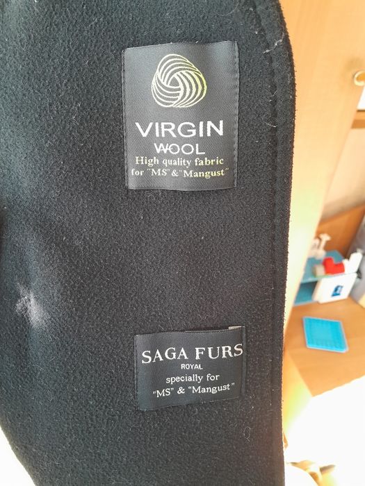 Пальто осінь-зима МS дуже тепле з відстібним хутром