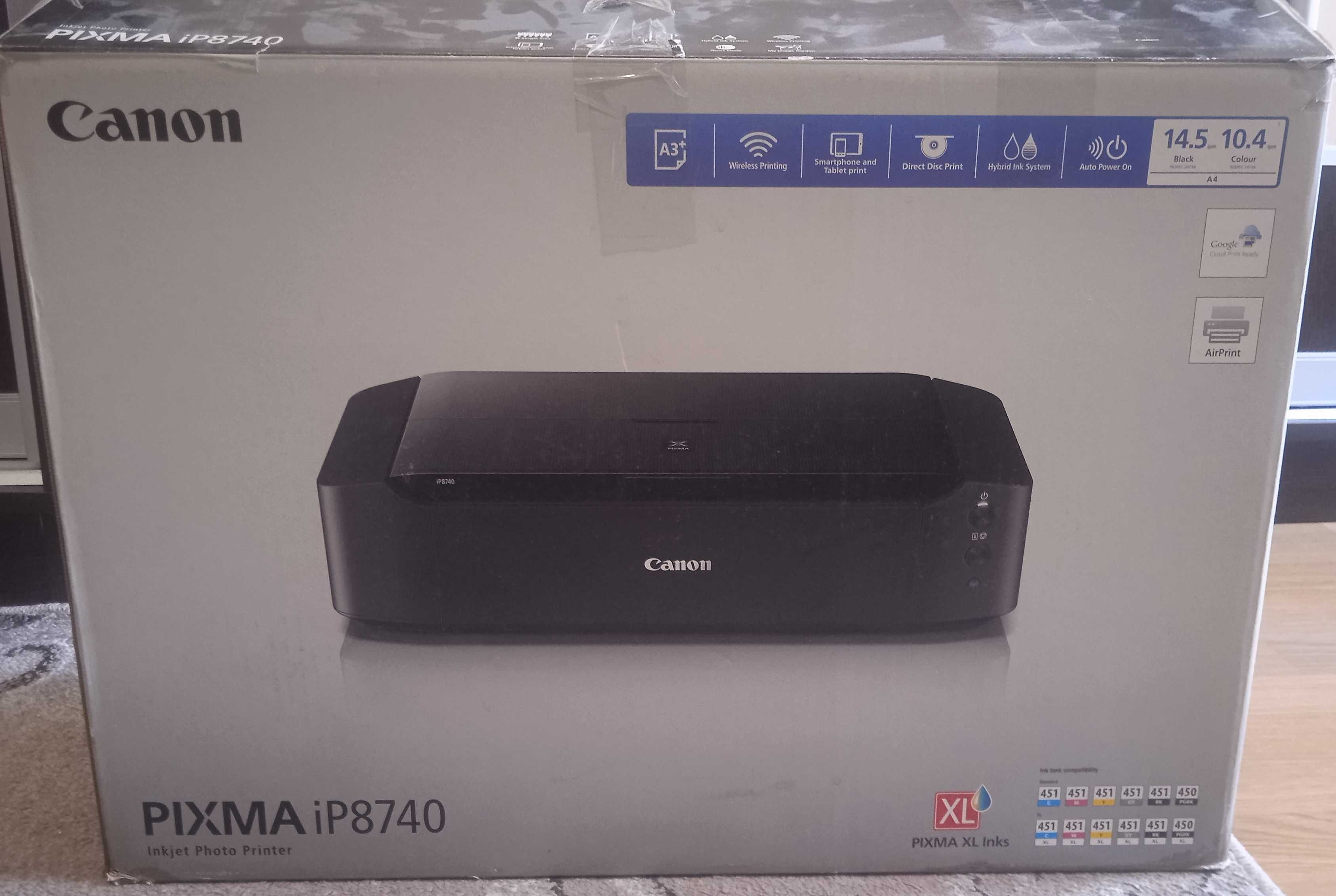 Принтер струменевий Canon PIXMA iP8740 (Струйний А3)