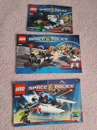 Lego. Space police. 5969, 5970,5981. Tylko instrukcje. Używane