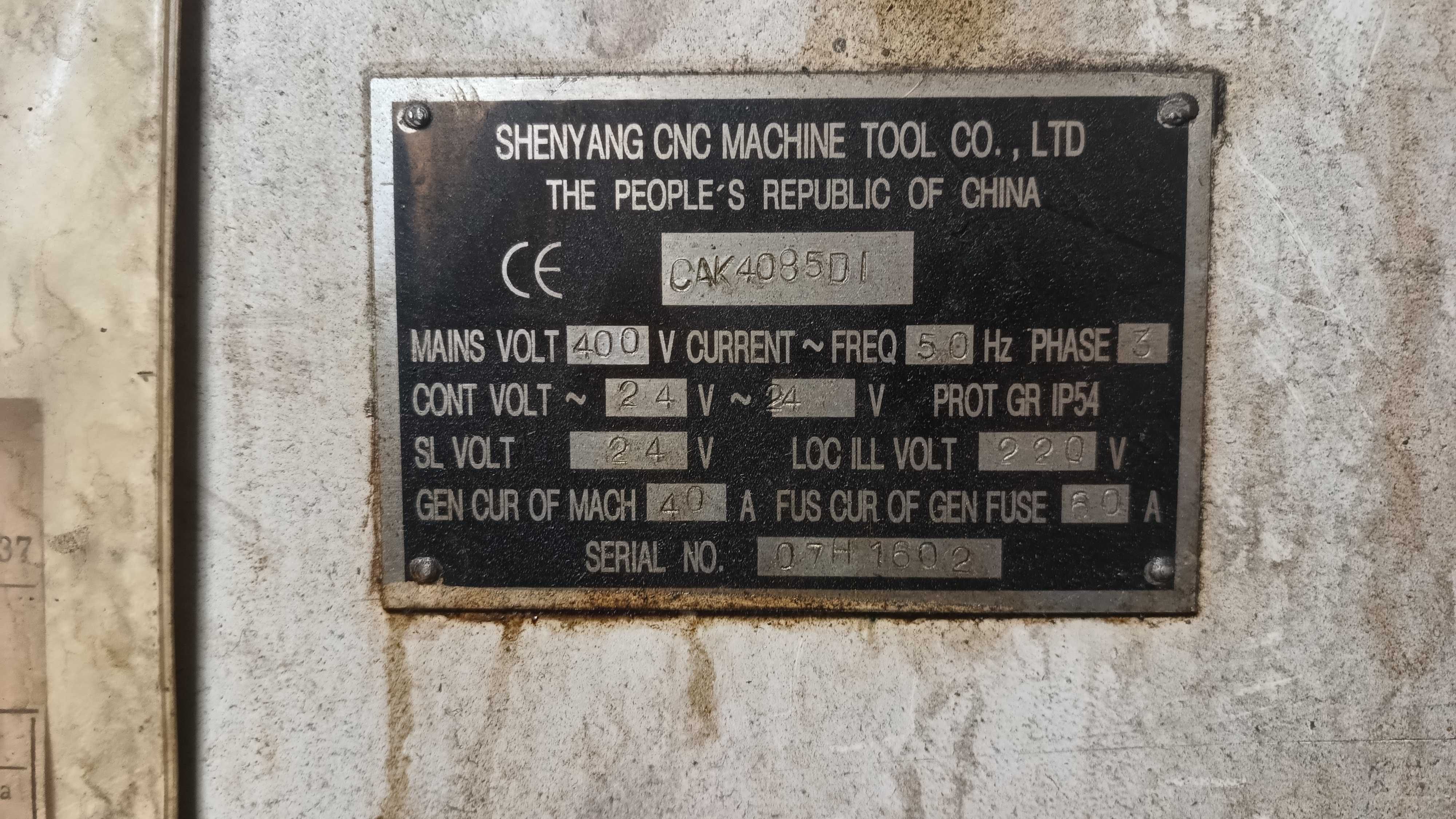 Tokarka CNC CAK 4085DI