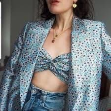 Пиджак и топ ZARA