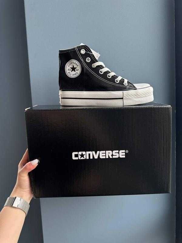 Кеди Converse All Star на високій підошві ,конверси на платформі 4см