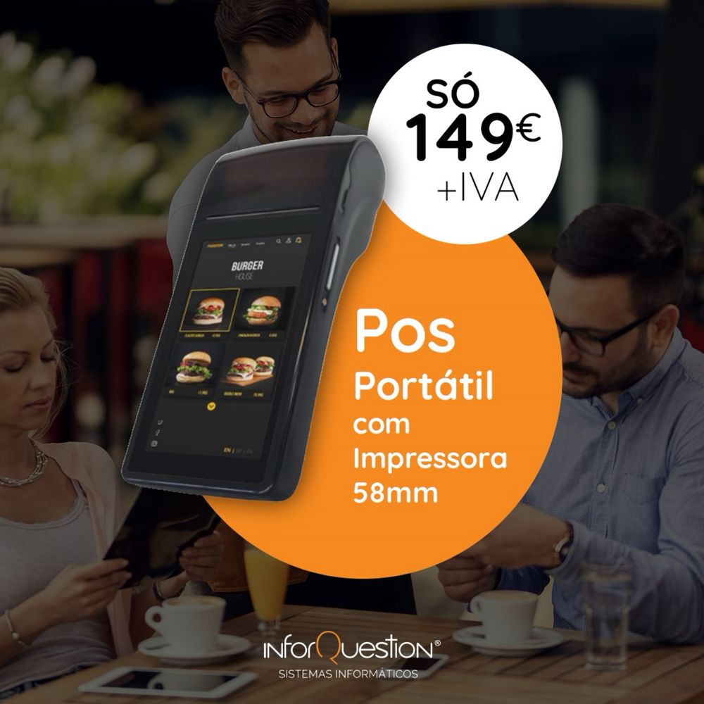 Pos portatil  com impressora taloes