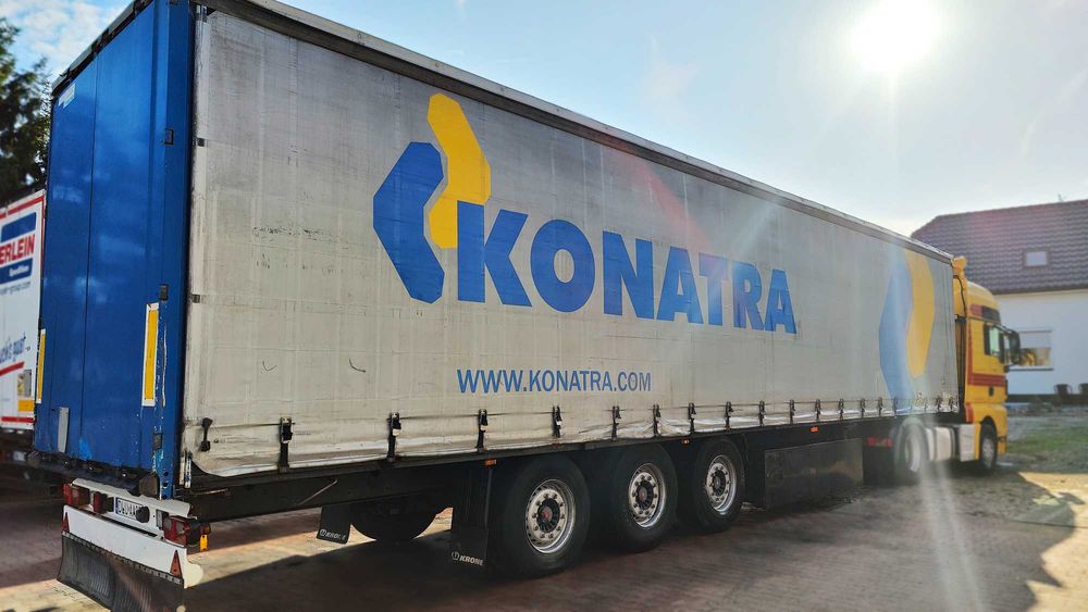 Naczepa Krone / FIRANKA / STANDARD / PALECIARKA / Podnoszona OŚ / SAF