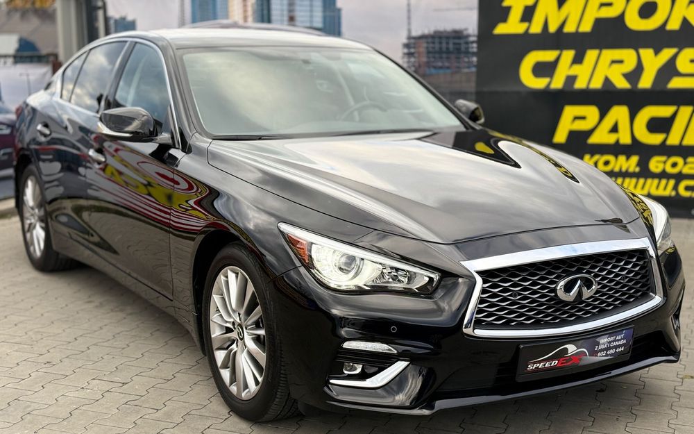 Infiniti Q50 3.0T AWD – 306 KM | BOSE | Kamera 360° | Skóra | Stan jak nowy!