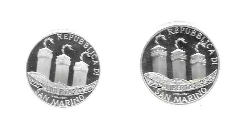 San Marino - - - "Welcome Euro" - - - - - Moedas de Prata