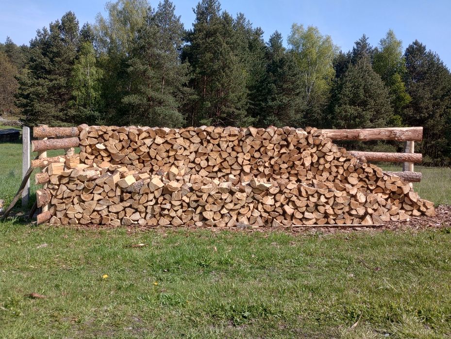 Drewno opałowe łupane, suche