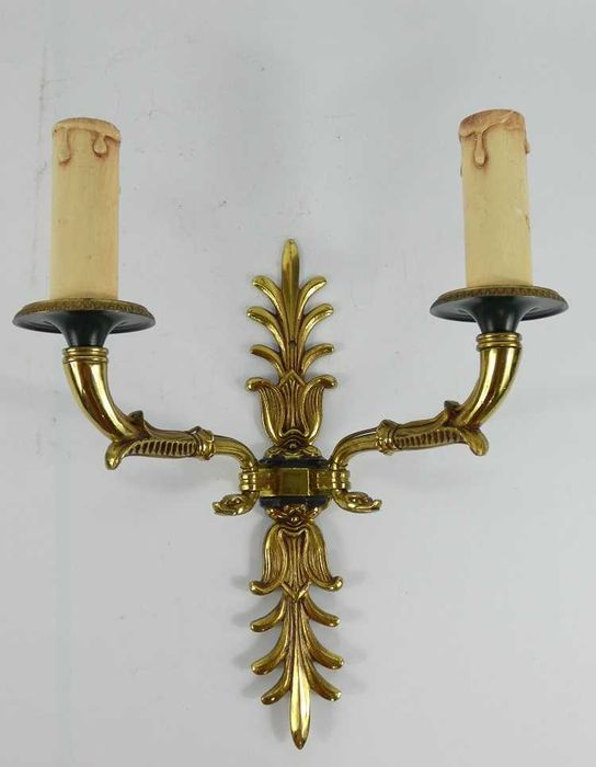 Kinkiet 1 szt. mosiądz obraz lustro EMPIRE