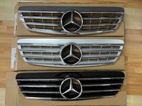 решетка радиатора S Class w220 98-02 год CL S63 AMG Mercedes дорестайл