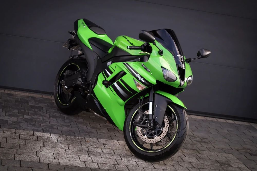 Kawasaki Ninja ** ZX-6R ZX6R 600P - LimeGreen - Sport.tlumik MIVV- Zarejestrowana! **