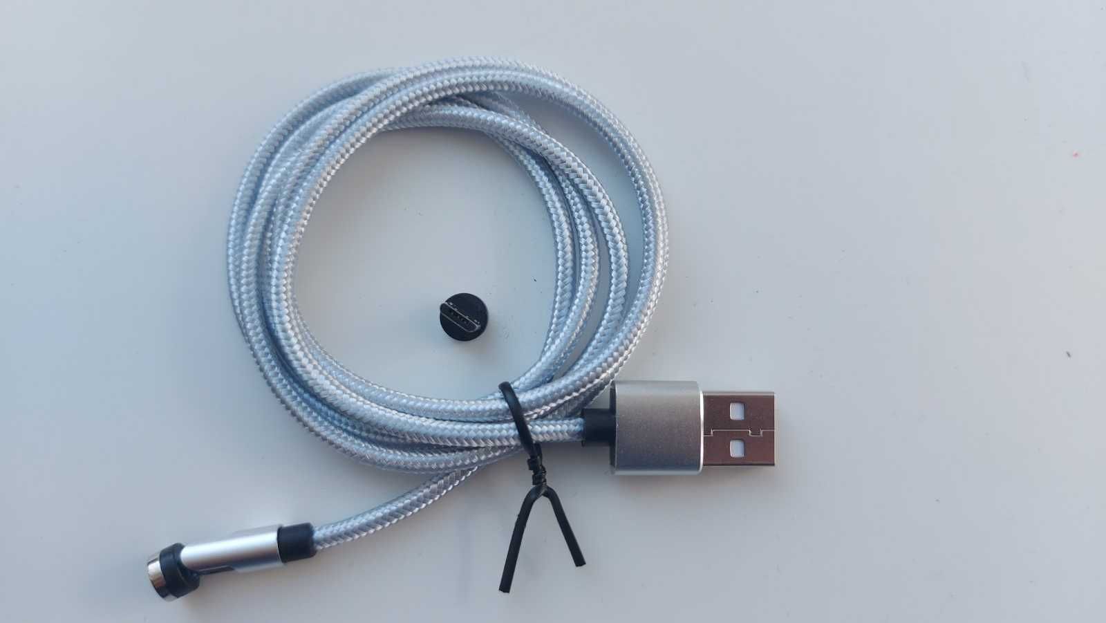 Магнітний кабель USB + 3 роз'єма micro usb, type С та iPhone