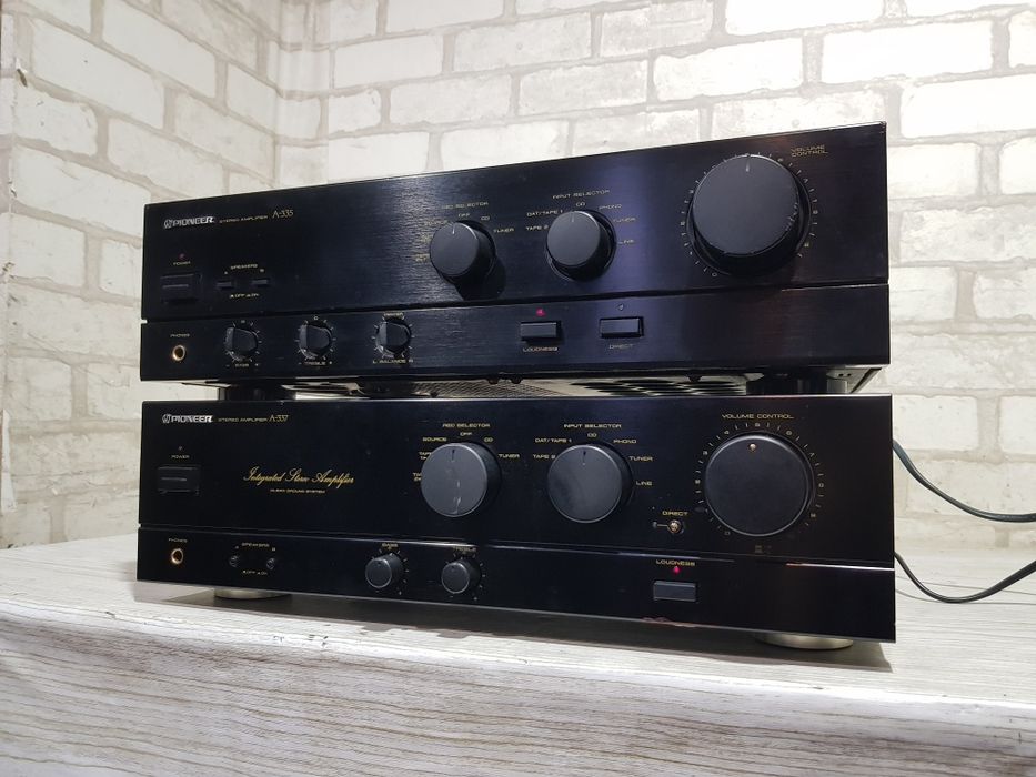 Стерео підсилювач PIONEER A-335+2/337+1, *2x90 Вт, б/у з Німеччини