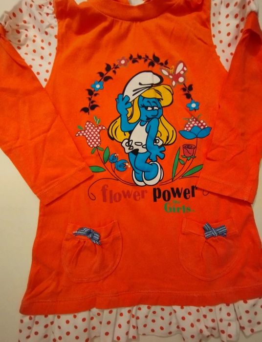 Vestido Smurfs Novo