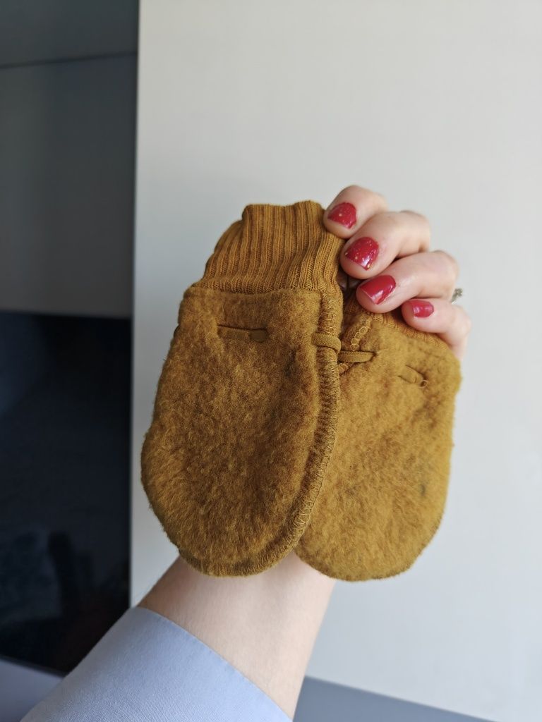 Rękawiczki wełniane mikk-line 0-3 merino