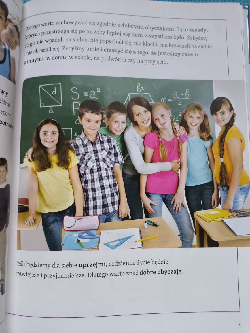 Dobre obyczaje w domu na przyjęciu w szkole