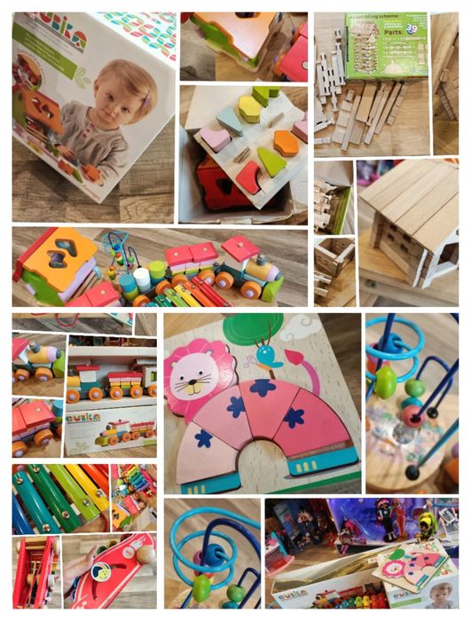 Bаttat машинка звіри мобіль паровоз еко сортер