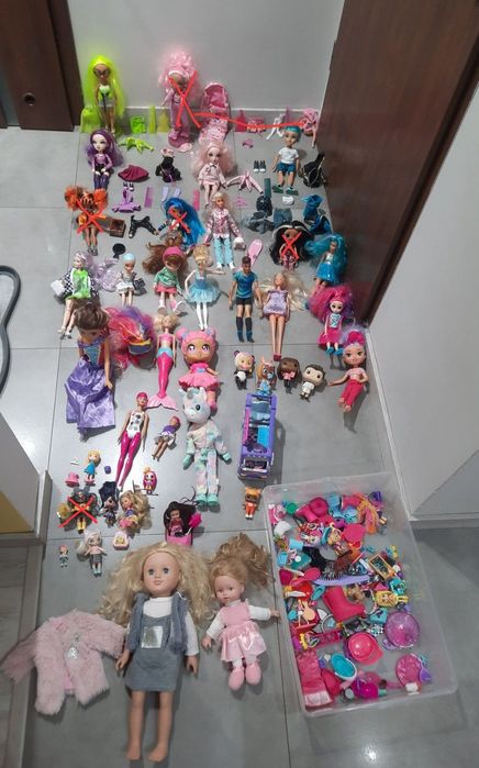 Lalki Barbie Rainbow High Lol Suprise dodatki ubrania akcesoria