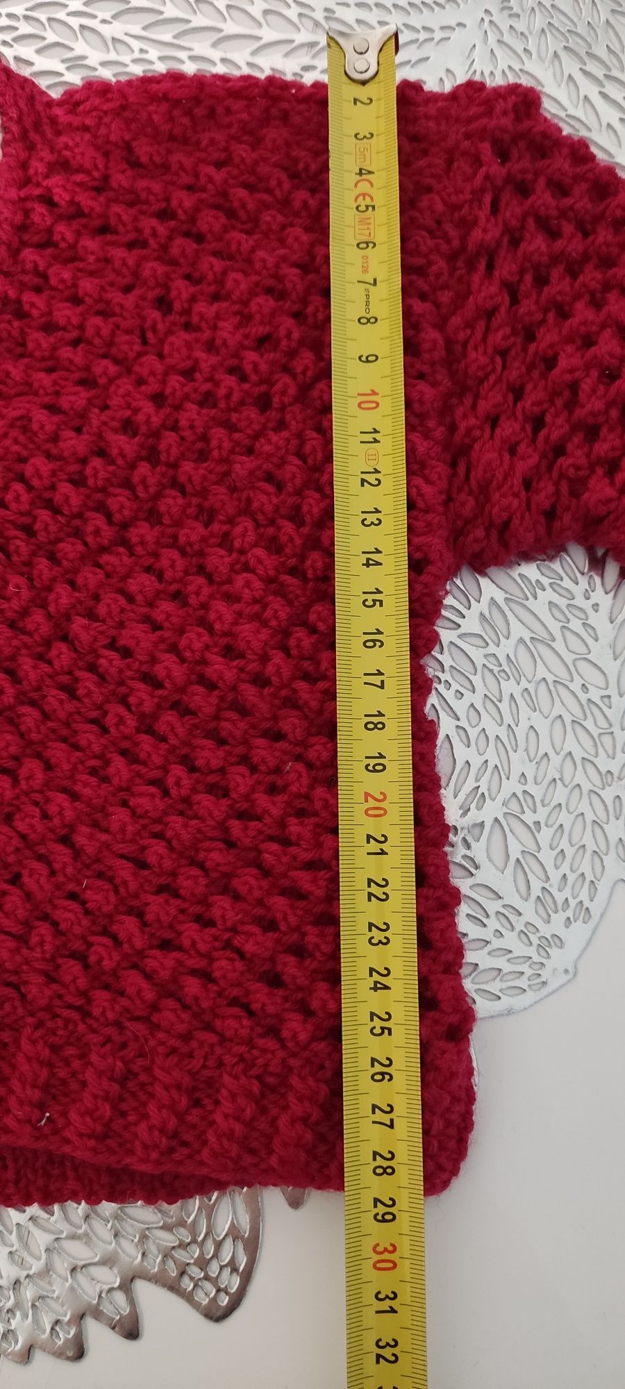 Śliczny komplet sweterek robiony na drutach rozmiar 80