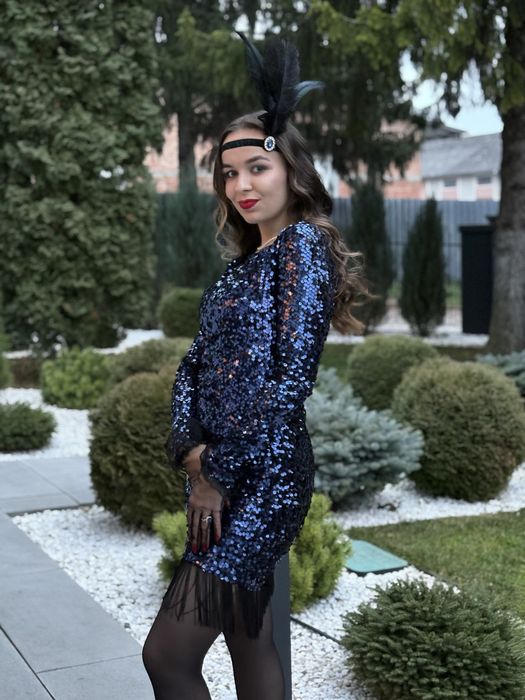 Сукня в стилі гетсбі,мафії