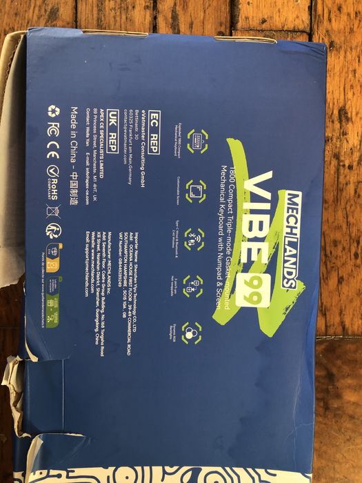 Teclado Mechlands vibe 99 novo na caixa