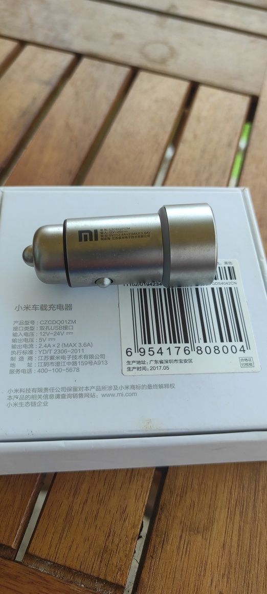 Carregador de isqueiro de automóvel Xiaomi