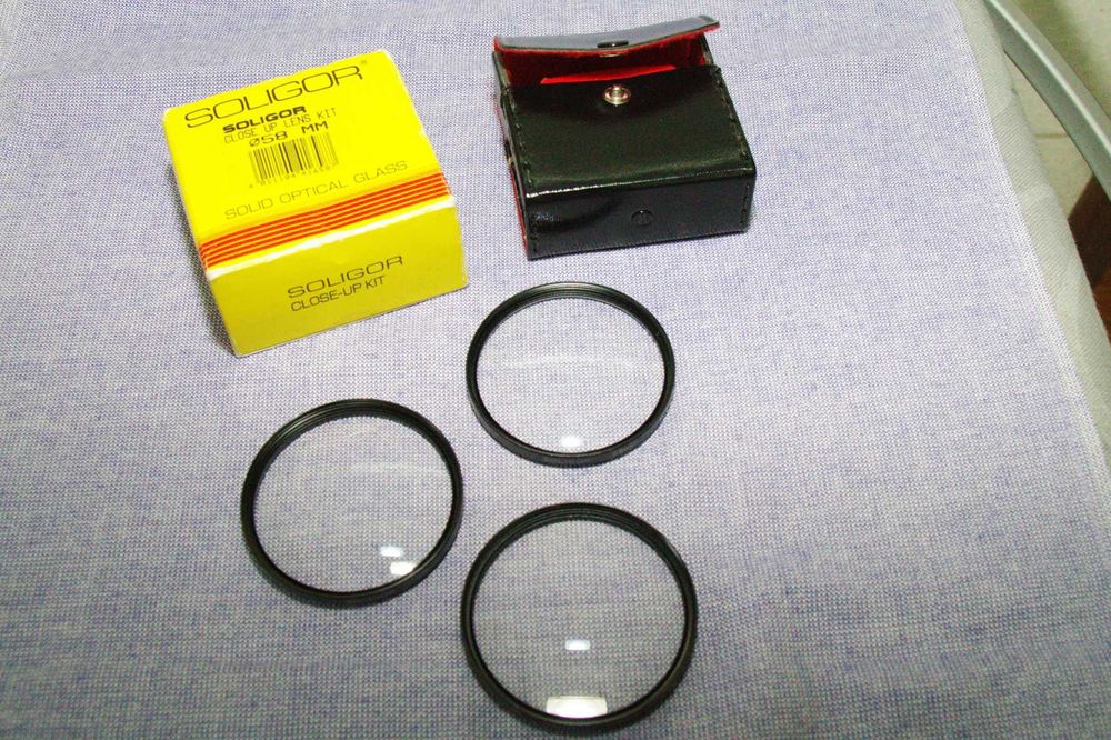 Lentes close up de 58mm marca soligor