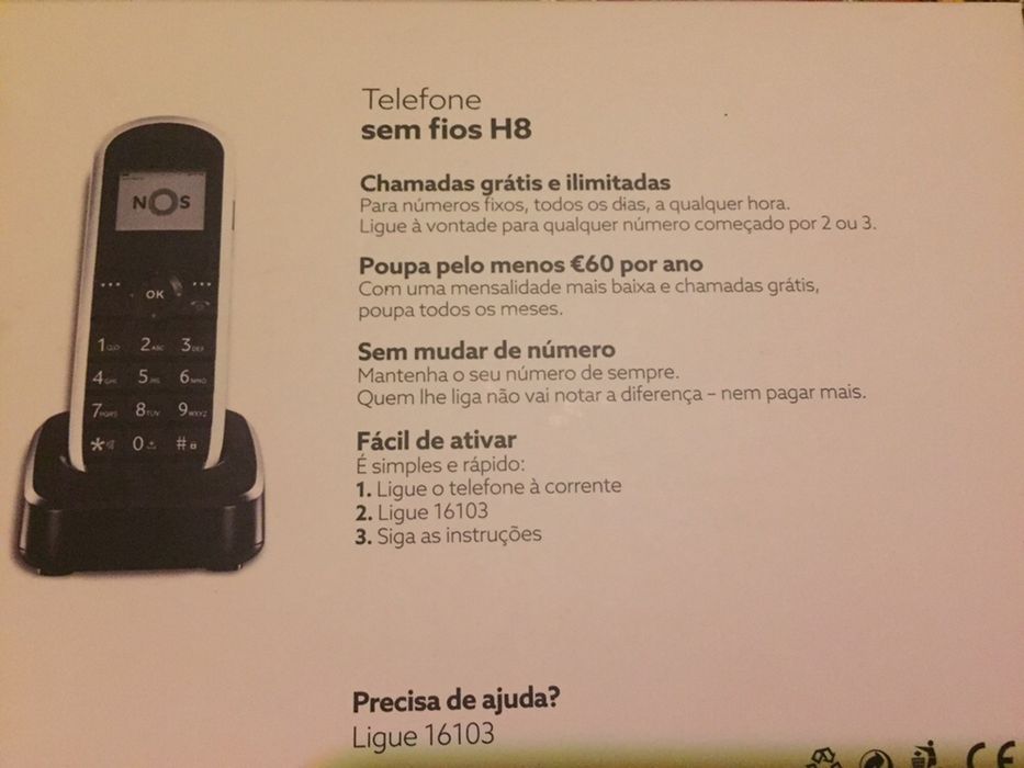 Telefone sem fios Nos