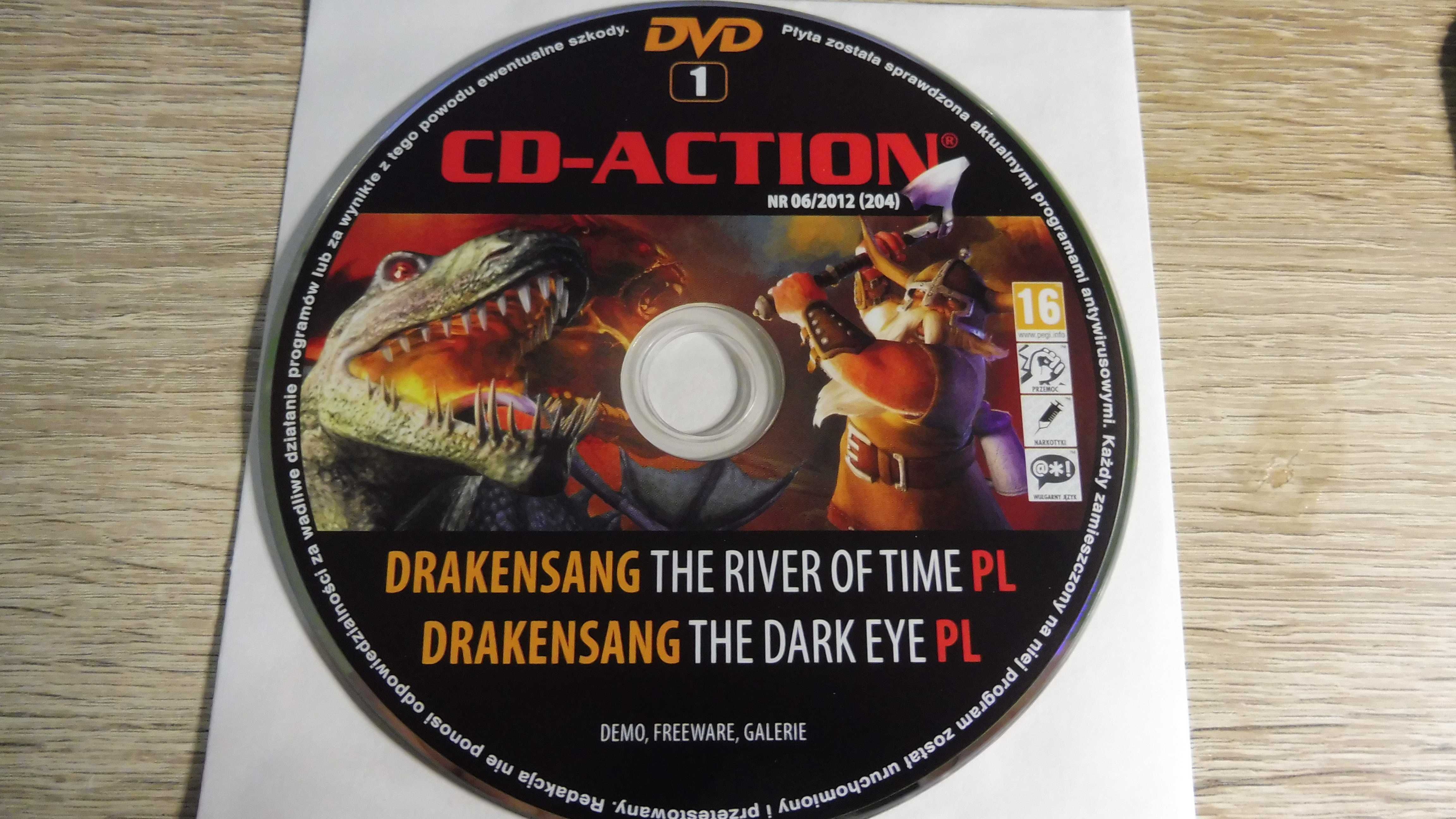 CD Action 06/2012 (204) - DVD 1 - Drakensang River of Time,Dark Eye PL