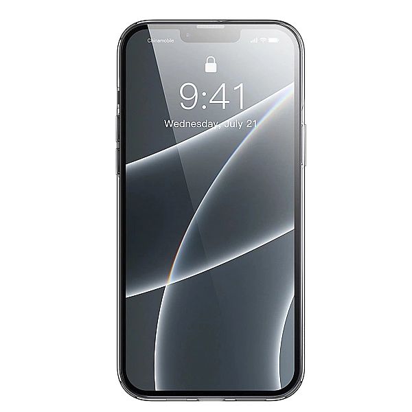 Baseus Simple Series Case przezroczyste żelowe etui iPhone 13 Pro czar
