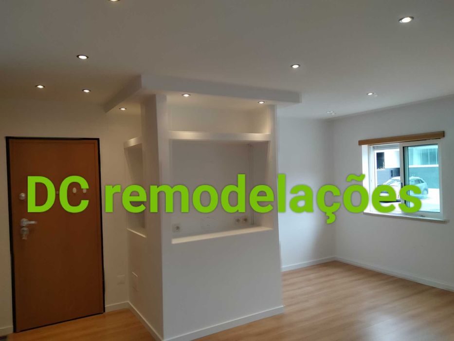 Remodelações Gerais.  Aplicação de Pavimento flutuante e Azulejo, etc