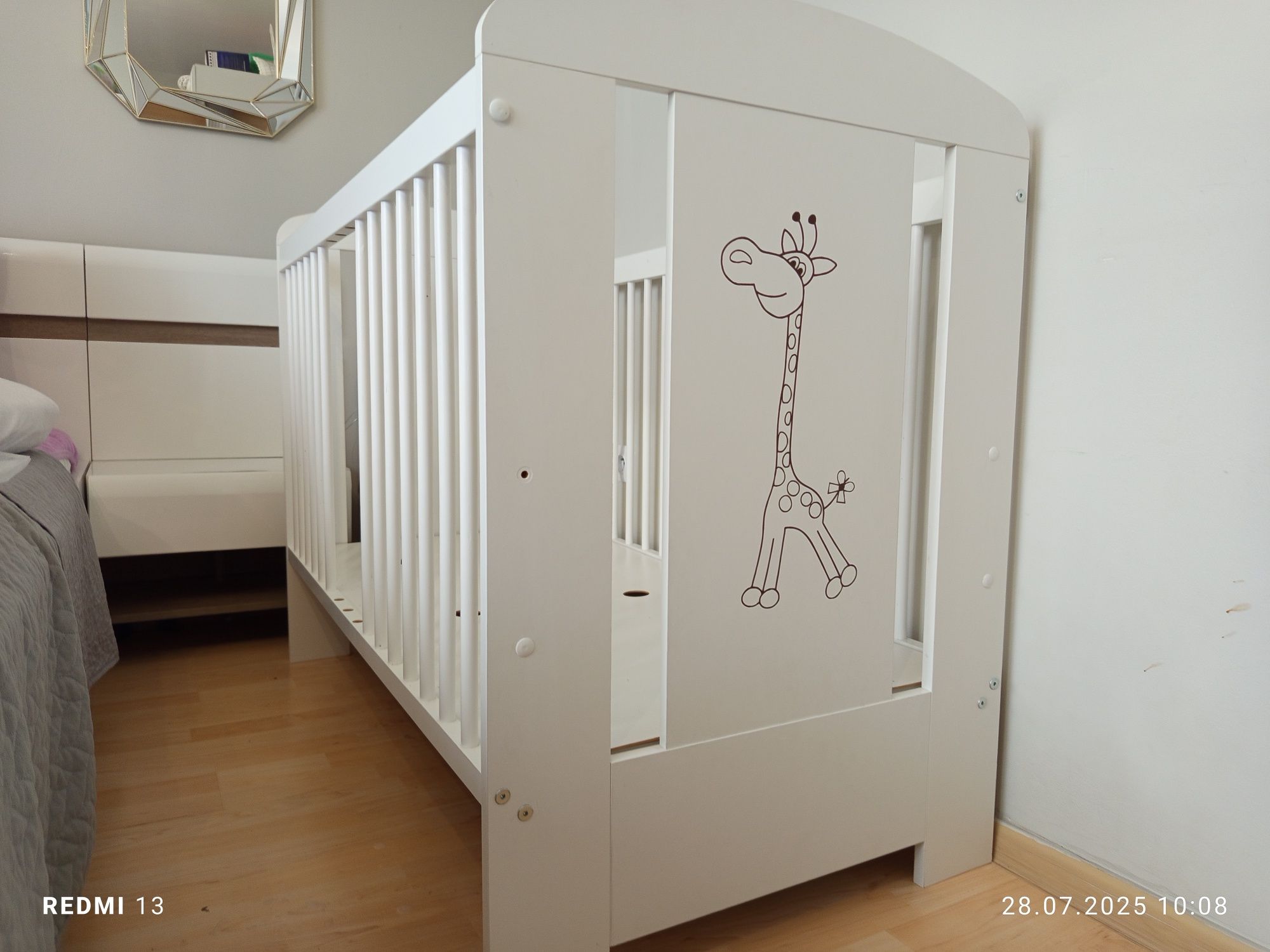Łóżeczko dla dziecka Klupś Safari żyrafa