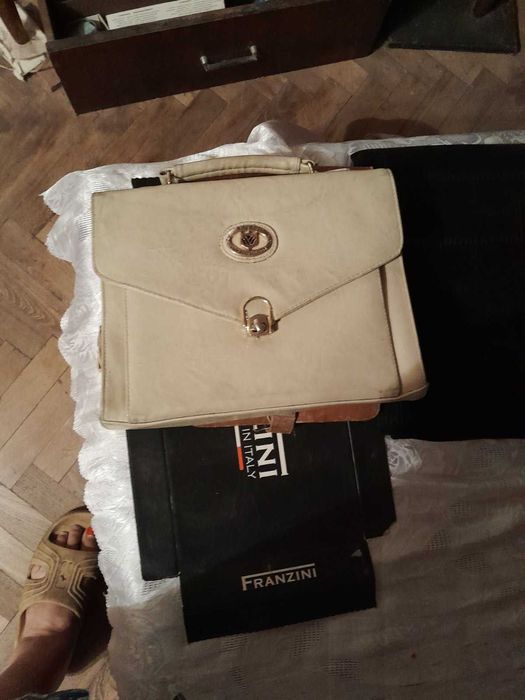 Сумка -конверт,  портфельчиком винтаж, 70-е прошлого века