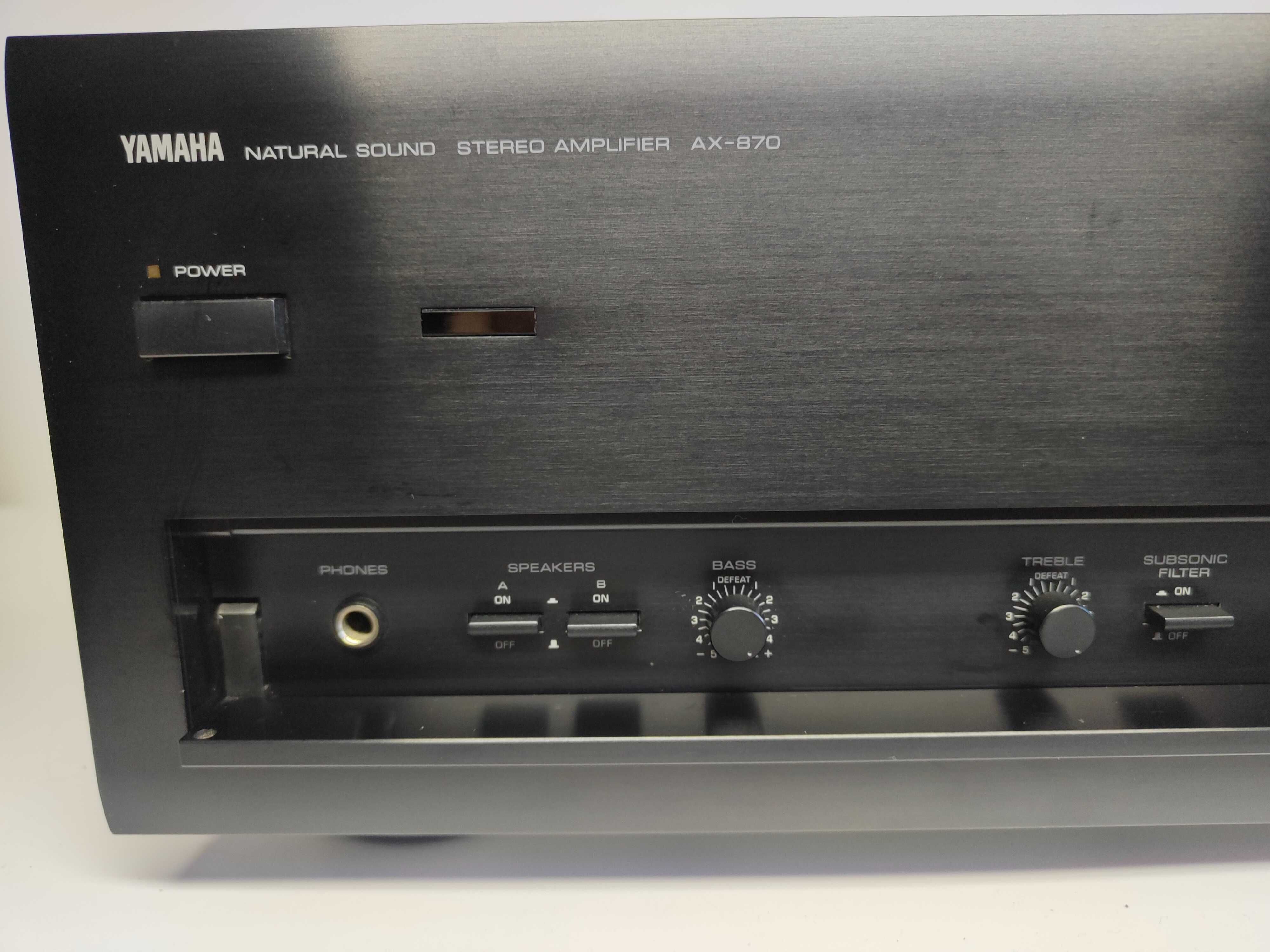 Wzmacniacz stereo Yamaha AX-870 z pilotem Japan