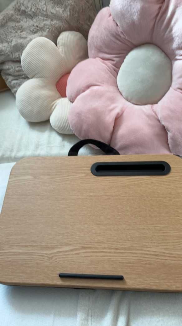 Podstawka na laptopa bambusowa lekka 44x30cm do łóżka kanapy dom biuro