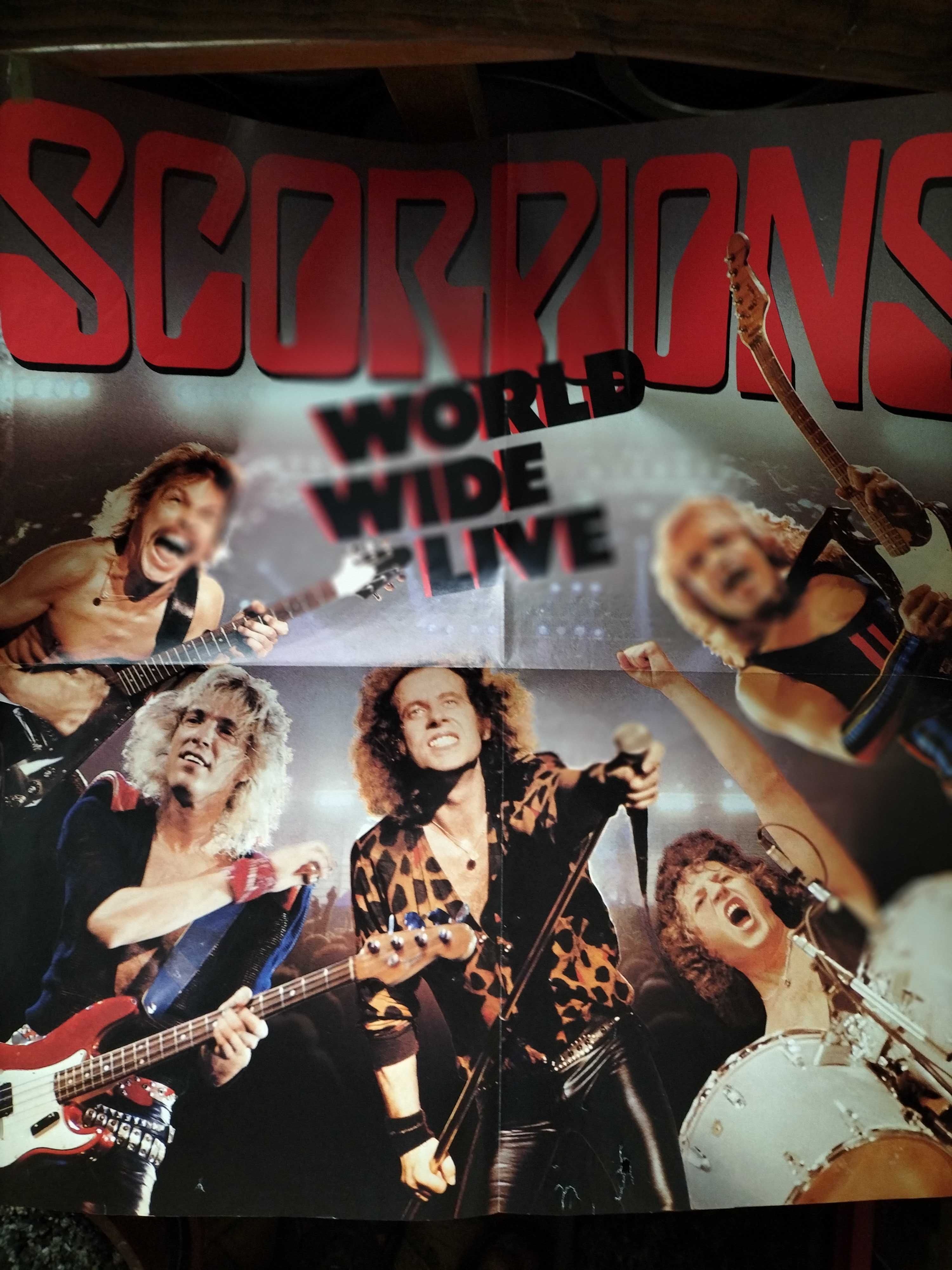 winyl Scorpions 2 Lp  " World Wilde Live  " Excellent