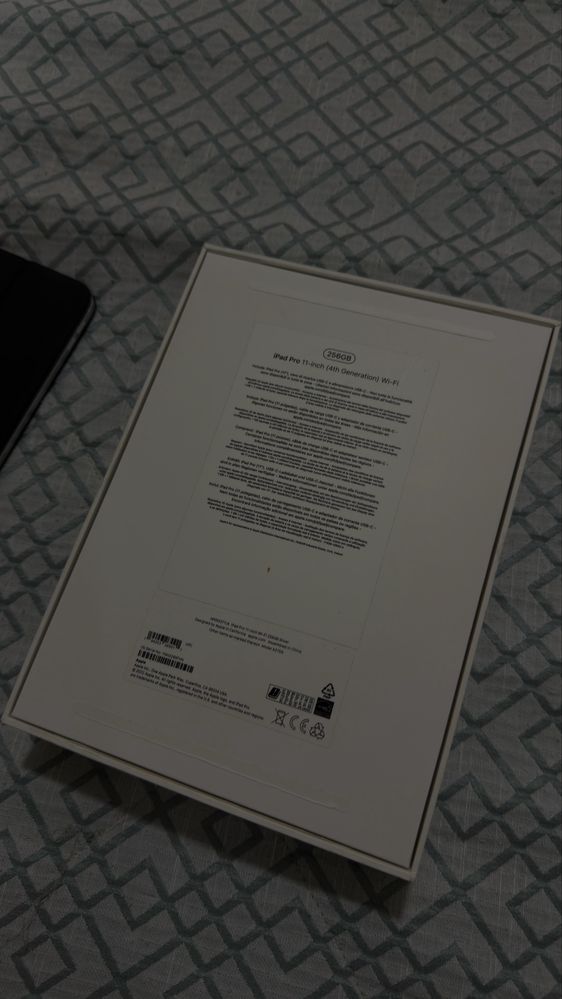 Ipad Pro 11” 4.ª geração 256Gb