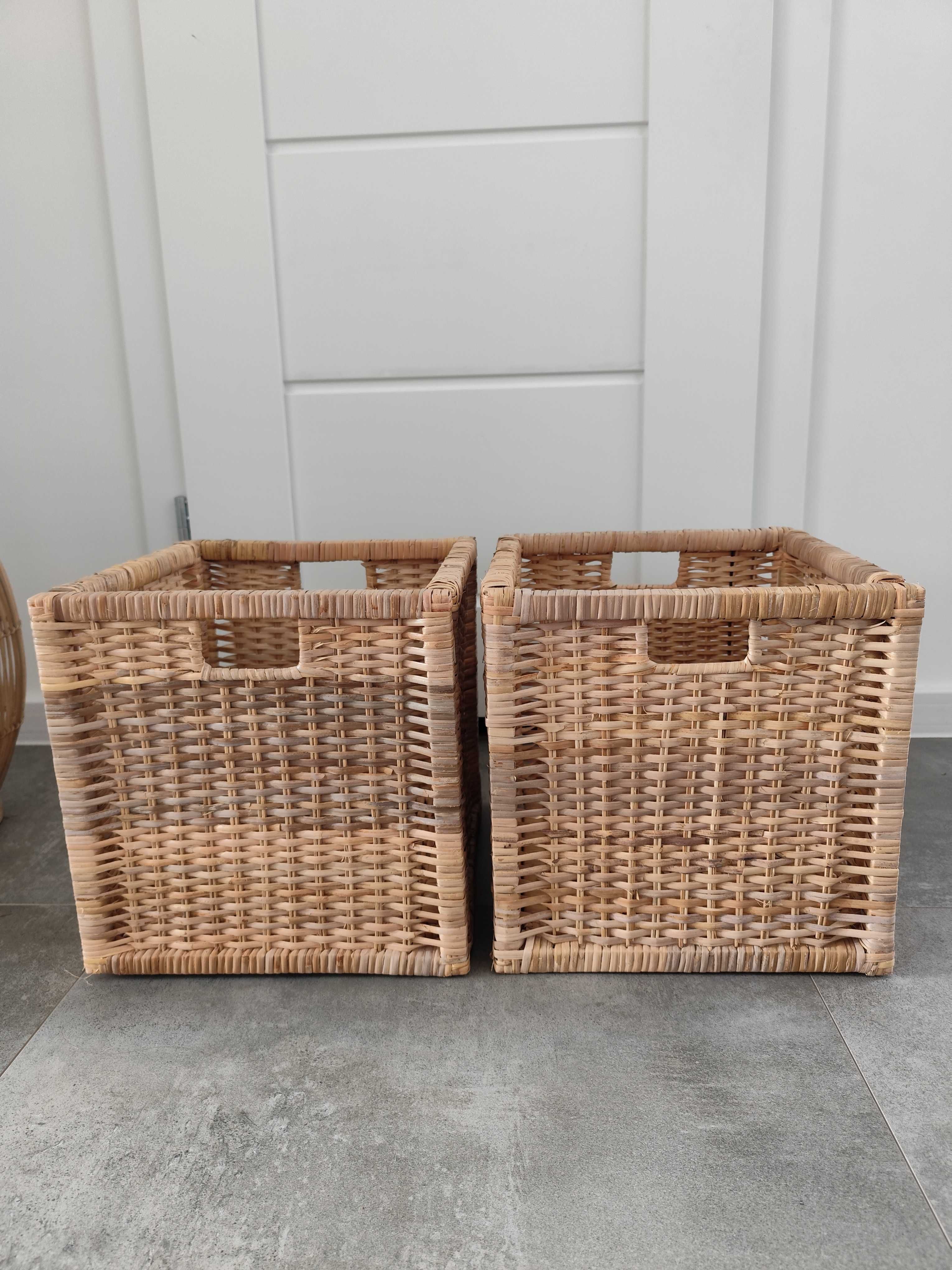 Kosz rattanowy Ikea Kallax 2 szt