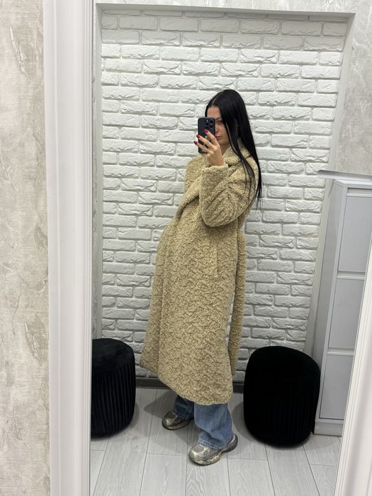 Шуба zara довга максі хс с