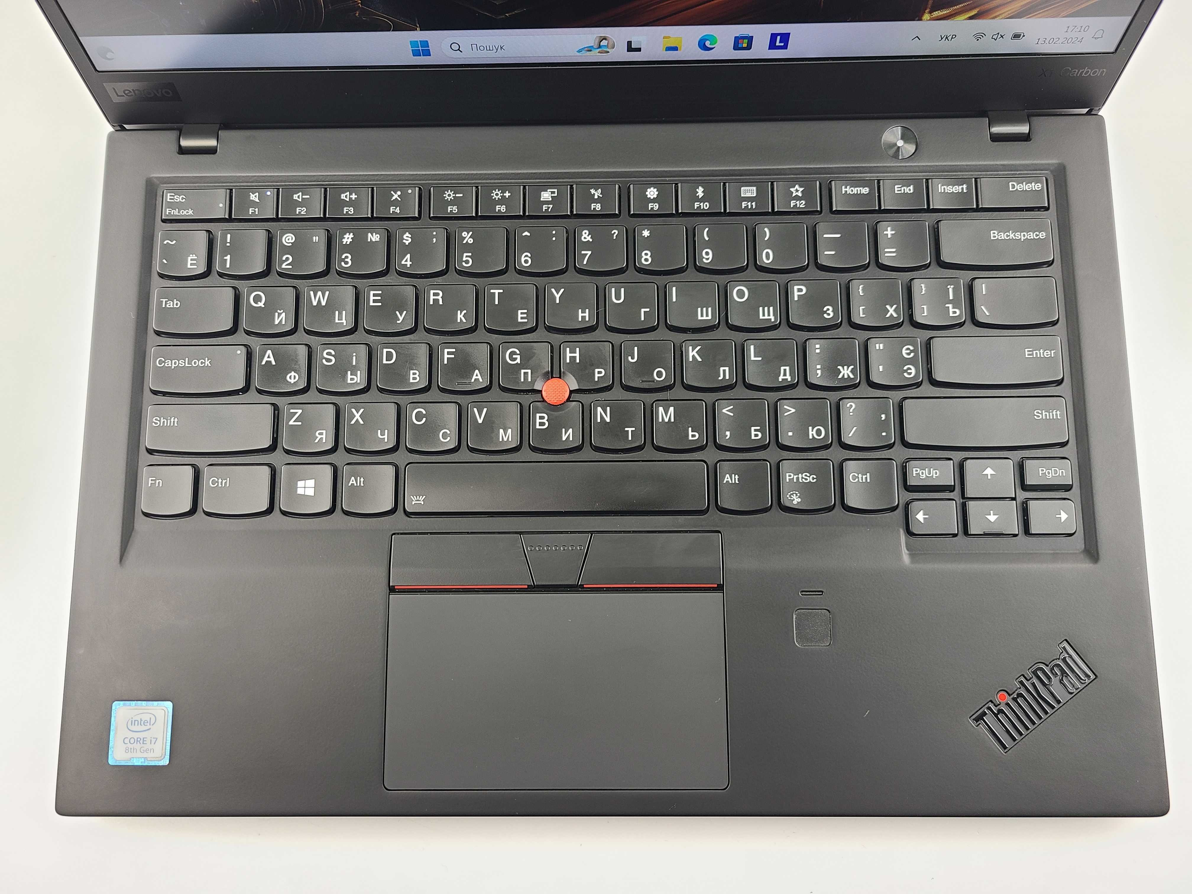 Ноутбук Lenovo ThinkPad X1 Carbon (6th Gen) FHD/i7-8550U/8/256