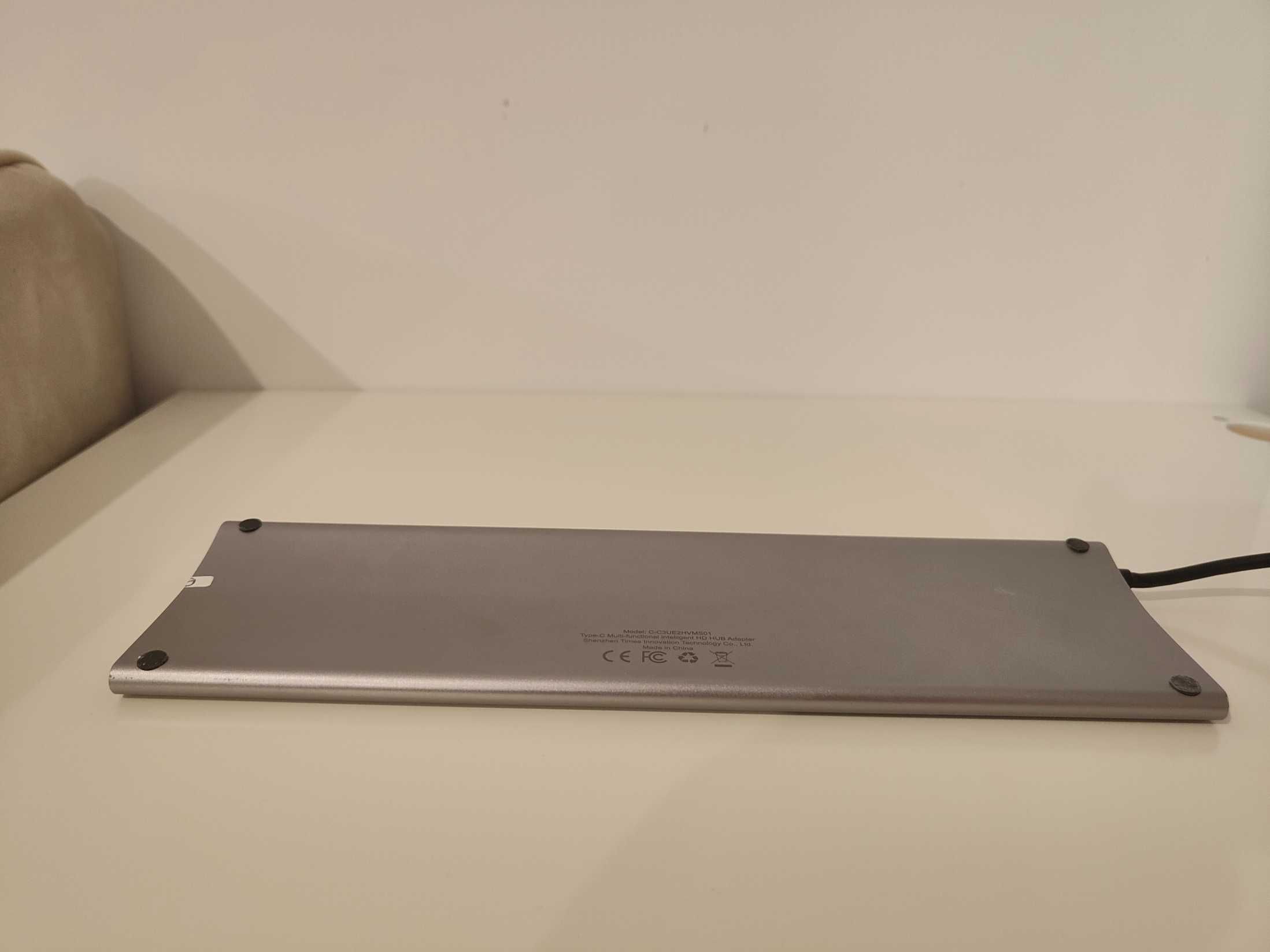 Baseus adapter stacja dokująca 11w1 USB-C, PD, 2xHDMI, USB, VGA, RJ45
