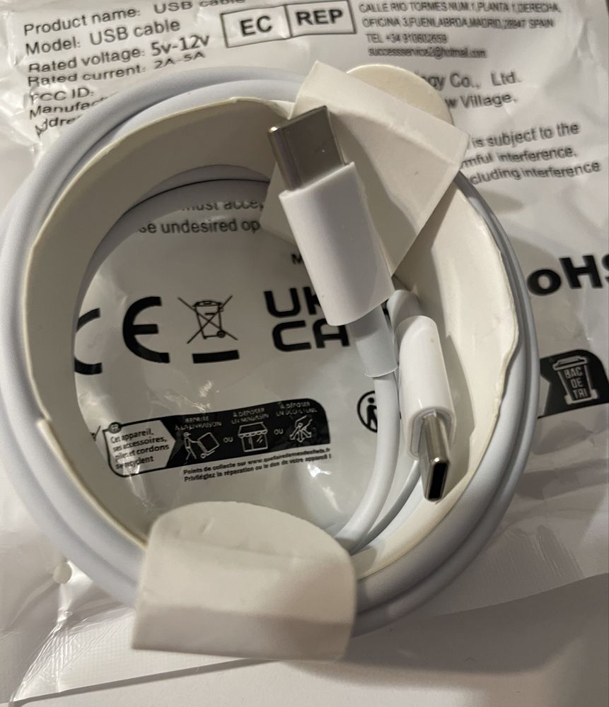 Kabel 3m 60W USB-C to lighting do iPhone szybkę ładowanie