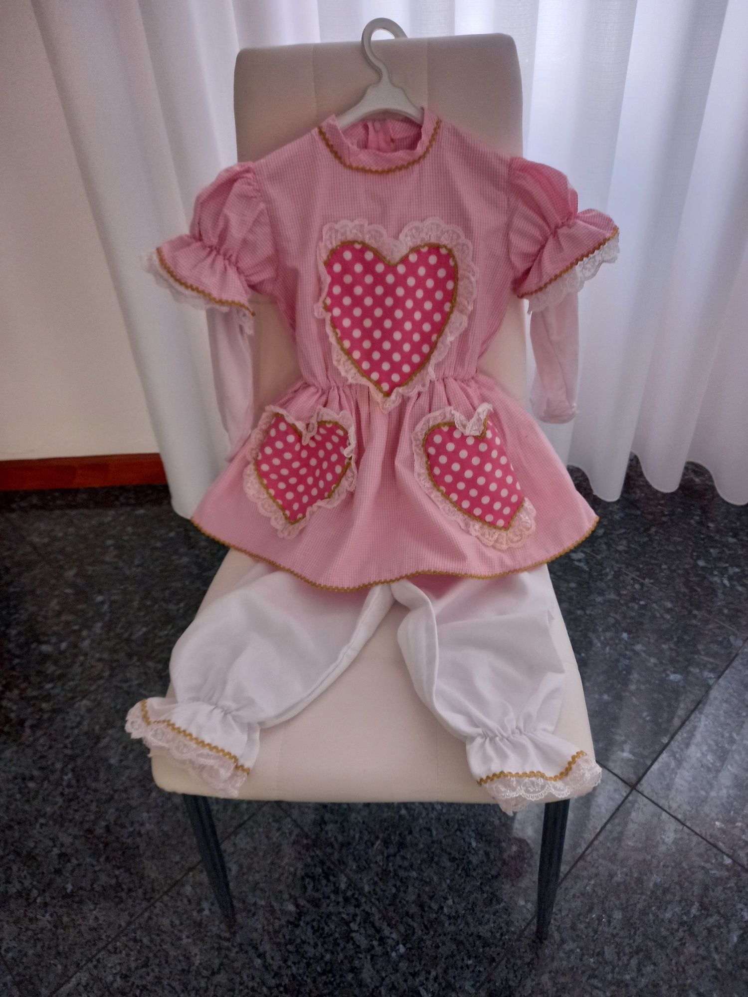 Disfarce de Carnaval Vestido Minie rosa