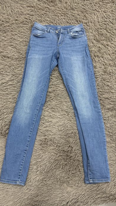 Сині жіночі джинси скіні