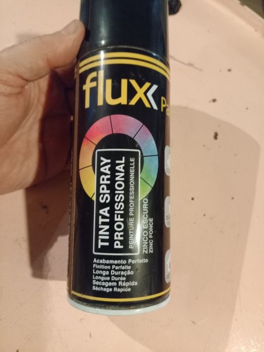 Tinta spray zinco escuro