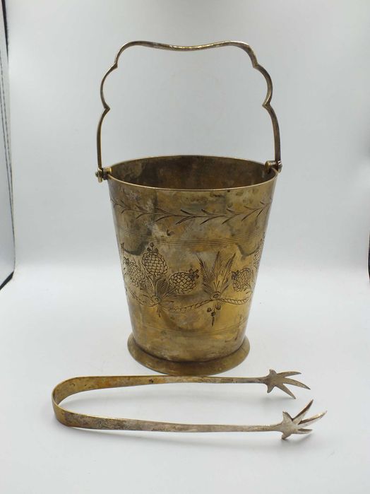 Wiaderko do lodu INDIE platerowane patyna  LS