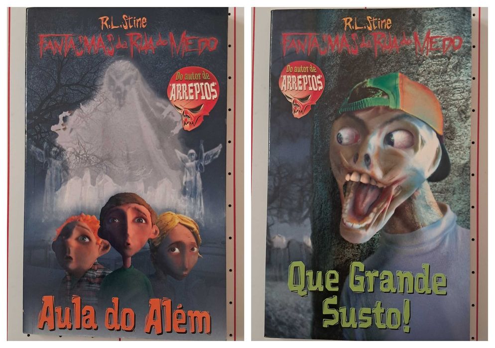 Conjunto lote Fantasmas da Rua do Medo R. L. Stine